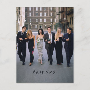 FRIENDS™ Couples In Formal Wear Invitation Postcard