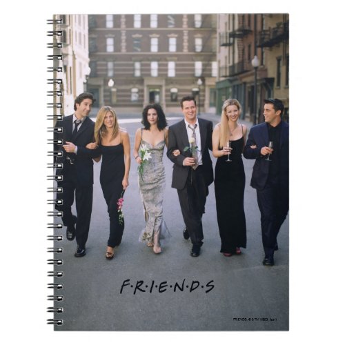 FRIENDS  Couples In Formal Wear Notebook