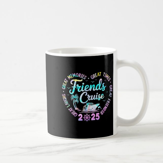 Friends Cruise 2025 Matching Group Vacation Trip C Coffee Mug (Right)