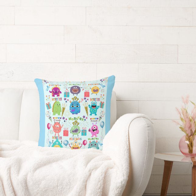Friends Cushion - Monster theme  (Couch)