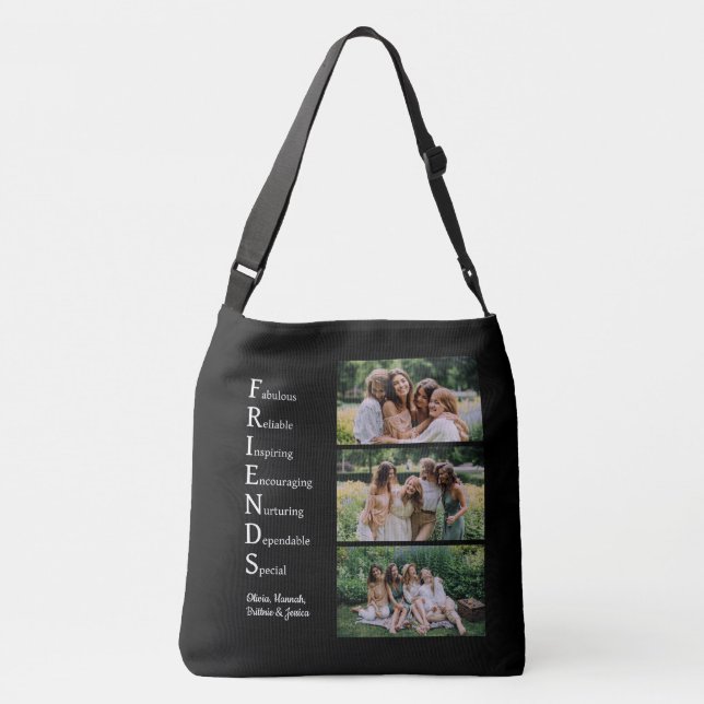 FRIENDS Custom Photo  Crossbody Bag (Back)