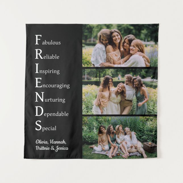 FRIENDS Custom Photo Tapestry (Front)