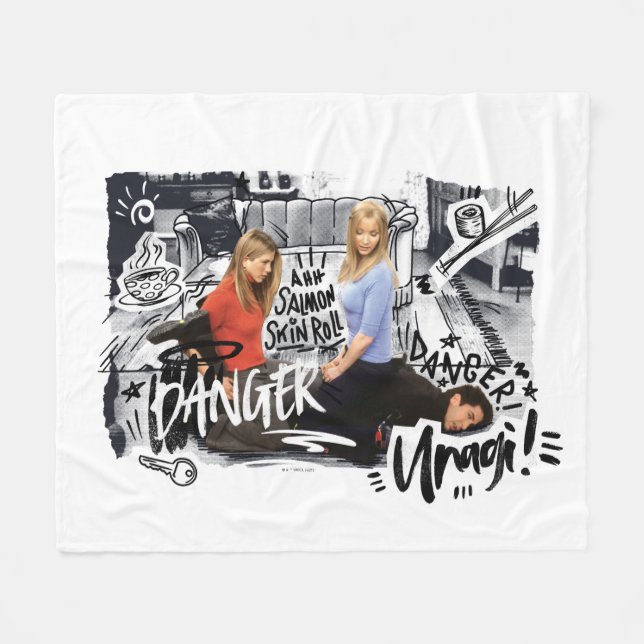 FRIENDS™ | Danger! Unagi! Fleece Blanket (Front (Horizontal))