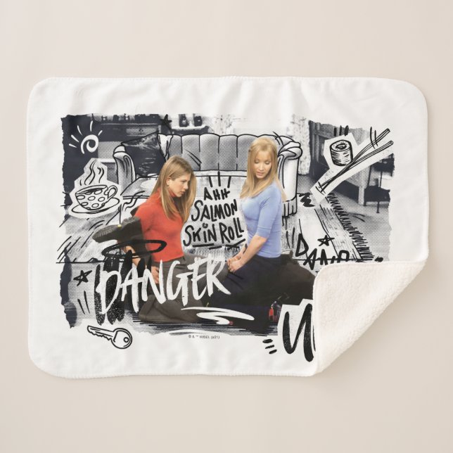 FRIENDS™ | Danger! Unagi! Sherpa Blanket (Front (Horizontal))