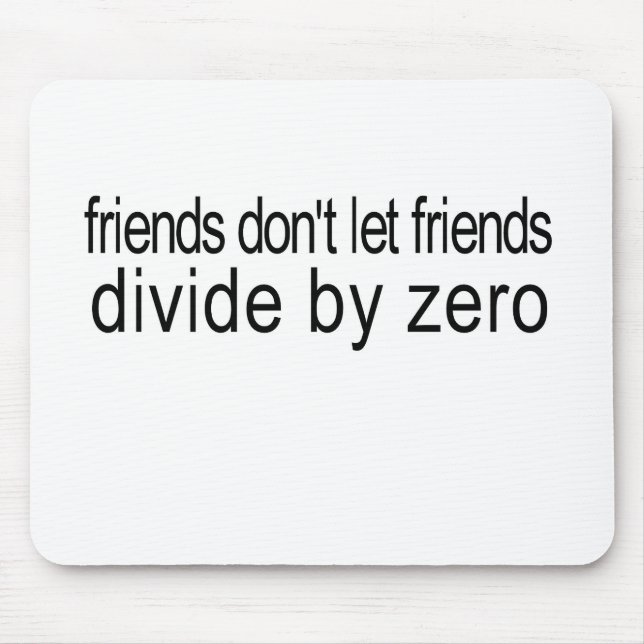 friends_divide by zero mouse pad (Front)