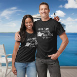 Friends Don't Let Friends Cruise Alone Ship Group T-Shirt<br><div class="desc">This design was created though digital art. You may change the style of this shirt by choosing More > under the style option. It may be personalized by clicking the customize button and changing the color, adding a name, initials or your favorite words. Contact me at colorflowcreations@gmail.com if you with...</div>