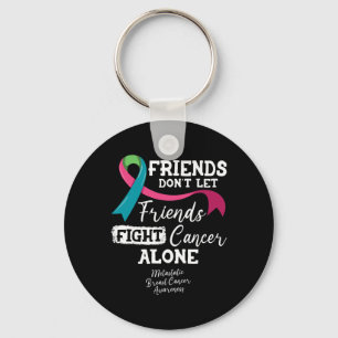 Friends Don't Let Friends Fight Breast Cancer Alon Keychain