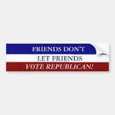 Friends Dont Let Friends Text And Drive Bumper Sticker