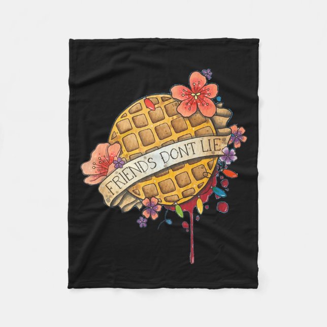 Friends Dont Lie Shirt  Fleece Blanket (Front)