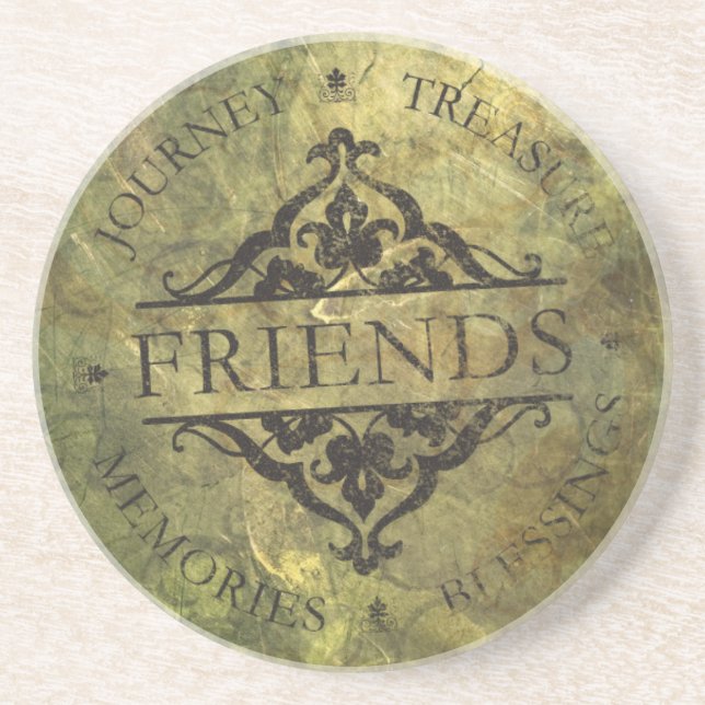 Friends Drink Coaster (Front)