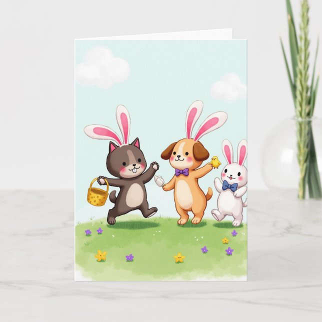 Friends Easter Adventure Card (Front)
