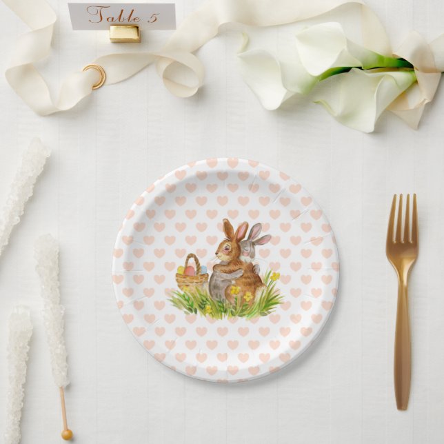 FRIENDS - EASTER PAPER PLATES (Wedding)