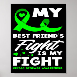 Friends Fight Is Fight Celiac Disease Awareness Poster