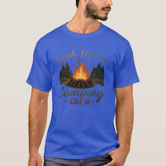 Friends Fires Fun Camping Outr Adventure boy T-Shirt