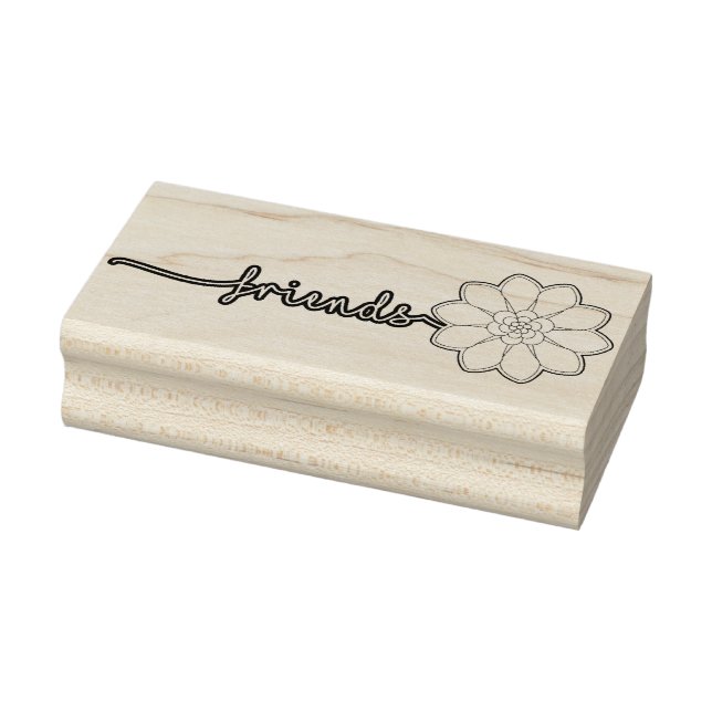 Friends floral stamp (Stamp)