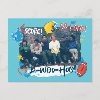 FRIENDS™ | Football Game Invitation Postcard