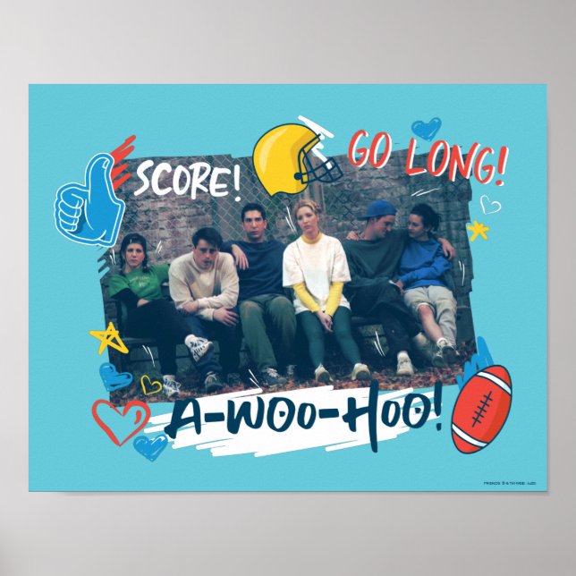 FRIENDS™ | Football Game Poster (Front)