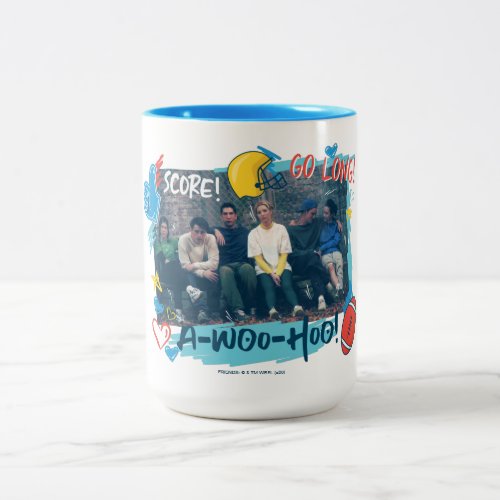 FRIENDS  Football Game Two_Tone Coffee Mug