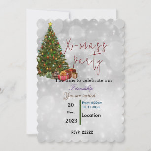 Friends for Christmas Invitation