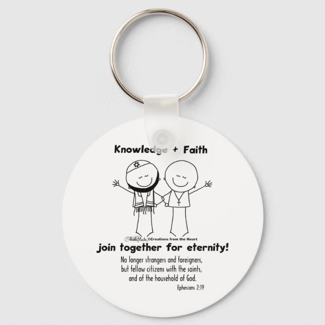 Friends for Eternity Keychain (Front)