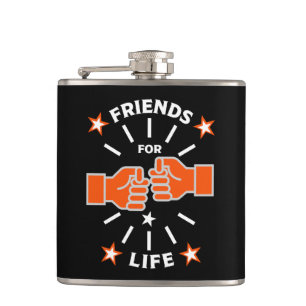 Friends For Life Flask