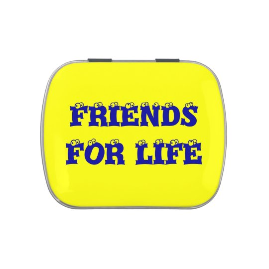 Friends for life jelly belly tin