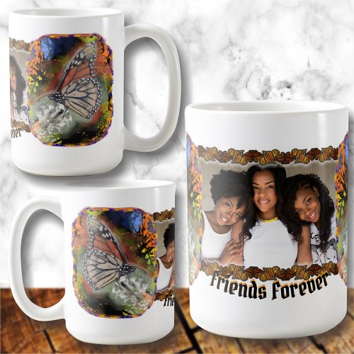 Friends Forever Butterfly Coffee Mug