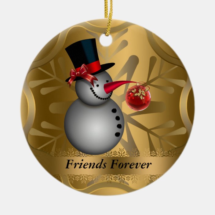 Friends Forever Christmas Ornament  Zazzle.com