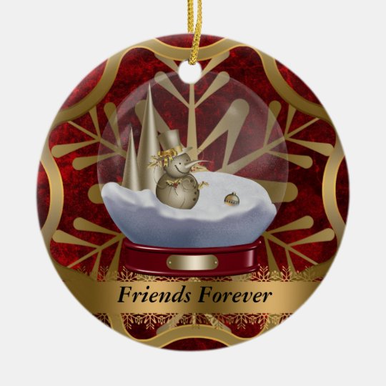Friends Forever Christmas Ornament  Zazzle.com