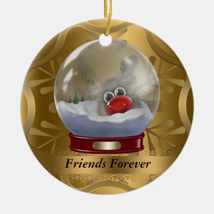 Friends Forever Christmas Ornament  Zazzle.com