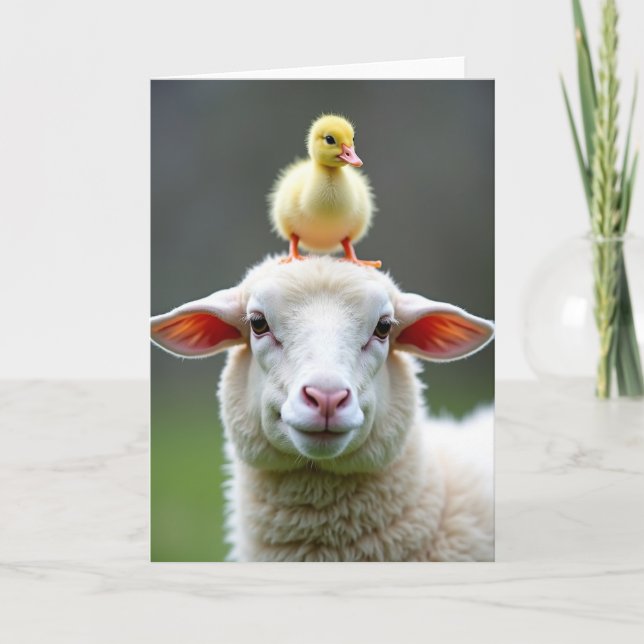 Friends Forever Cute Animal Card (Front)