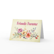Friends Forever Greeting Card