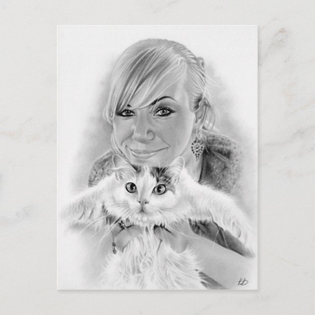 Friends forever Kitty Postcard (Front)