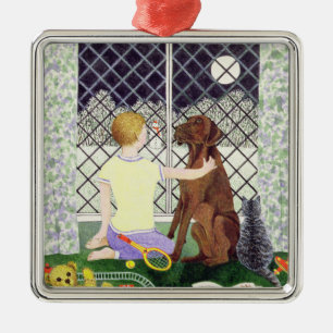 Friends Forever Metal Ornament