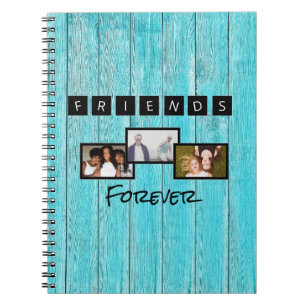 Friends Forever Photo Collage Keepsake Best Friend Notebook