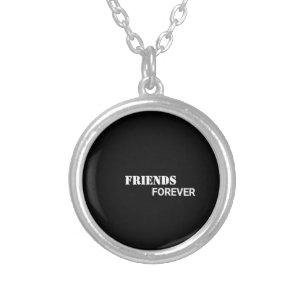 Friends Forever Silver Plated Necklace