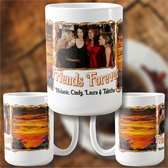 Friends Forever Sunset Marina 2584 Coffee Mug (Creator Uploaded)