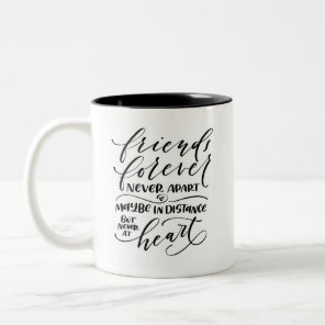 Friends Forever Two-Tone Coffee Mug