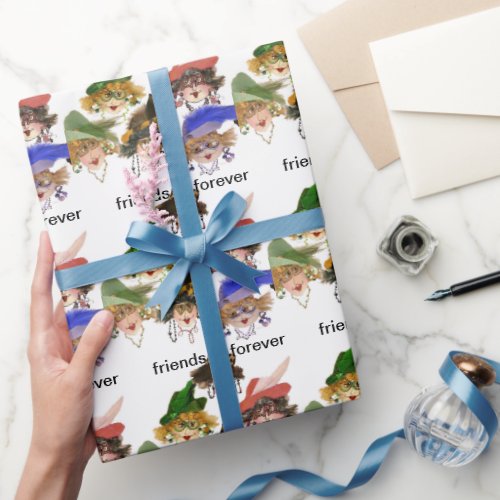 Friends Forever Wrapping Paper