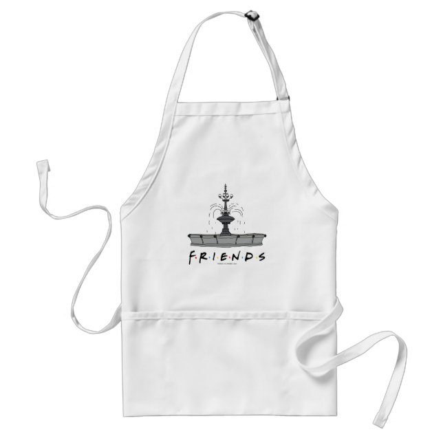 FRIENDS™ Fountain Adult Apron (Front)
