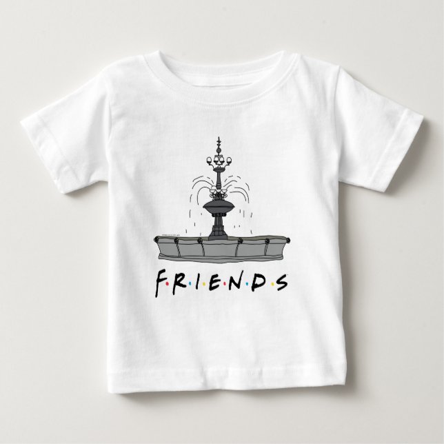 FRIENDS™ Fountain Baby T-Shirt (Front)