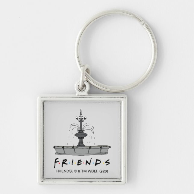 FRIENDS™ Fountain Keychain (Front)