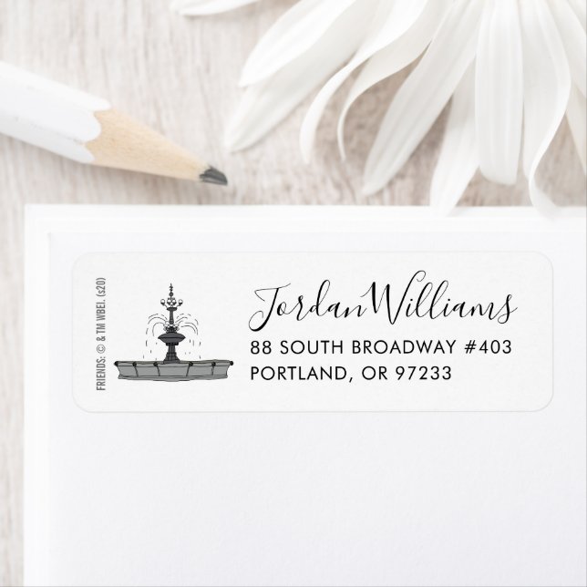 FRIENDS™ Fountain Label (Insitu)