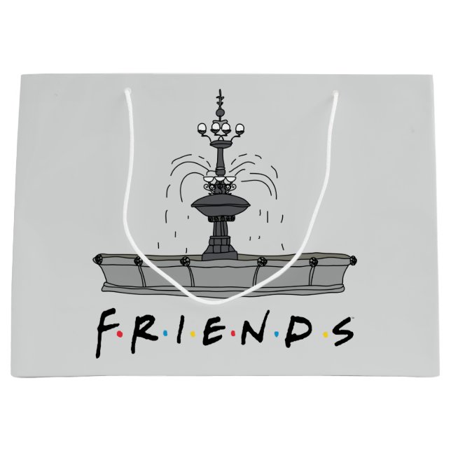 FRIENDS™ Fountain Large Gift Bag (Front)