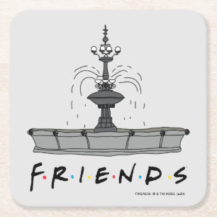 FRIENDS™ Fountain Square Paper Coaster