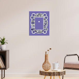 FRIENDS™ Frame Doodle Art Poster