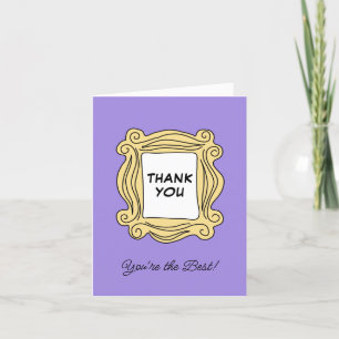 FRIENDS™ Frame Letterpress Thank You Card