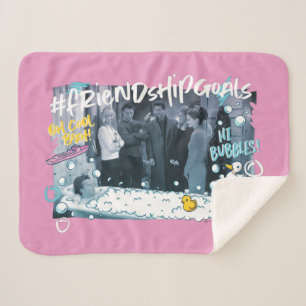 FRIENDS™ Friendship Goals Sherpa Blanket