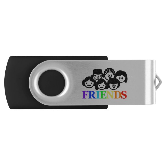 "Friends" Friendship, USB Flash Drive (Front)