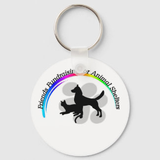 Friends Fundraising for Animal Shelters Keychain